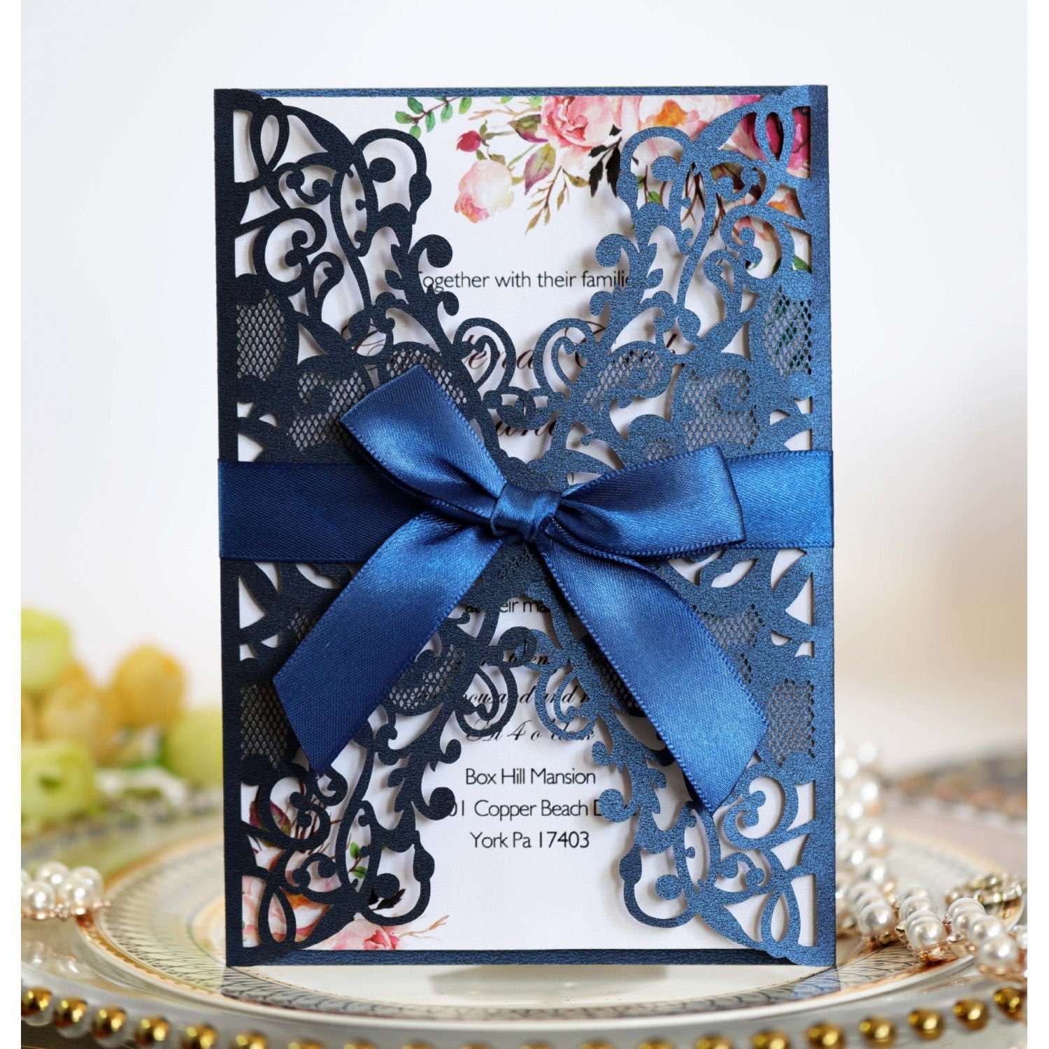 Valentine's Day Greeting Card Laser Holiday Invitation Card Wedding Invitation